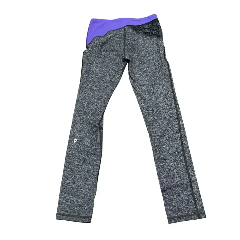 ivivva Girls gray heather leggings SIZE 8